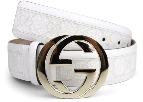 fattest gucci belt in existence|white Gucci belt.